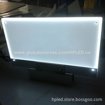 Crystal Light Box (12mm Thickness) Double Side, 100,000 Hours Lifetime